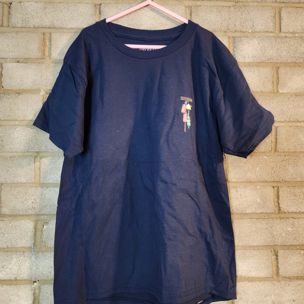 Nwot Kids Crown & Ivy Floaters Graphic Navy Blue Tee